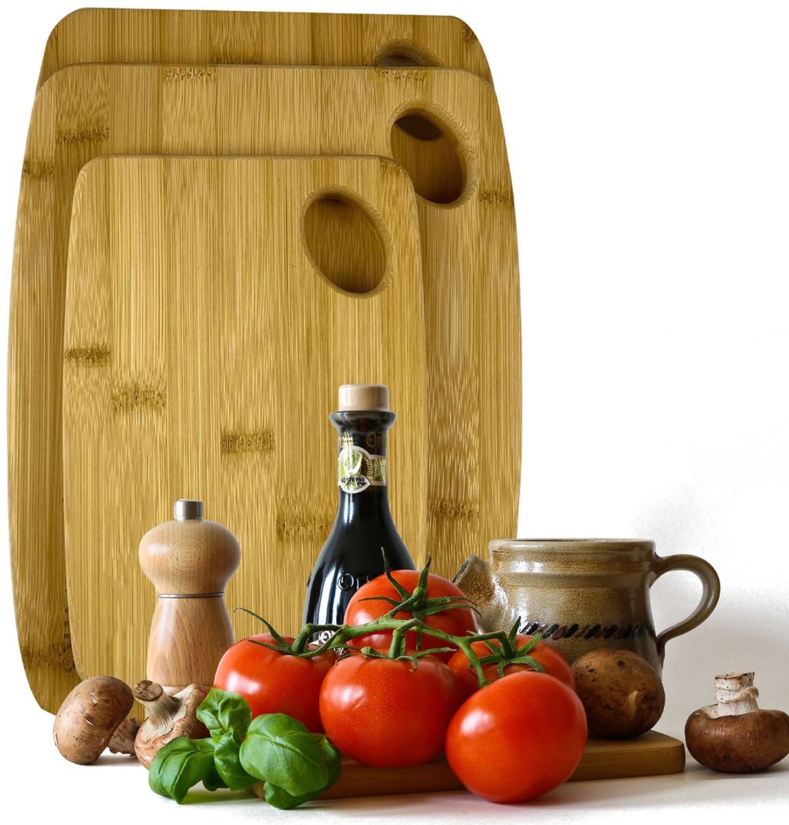 VELTRR® Snijplank Hout - Hakblok - Snijplanken - Bruin