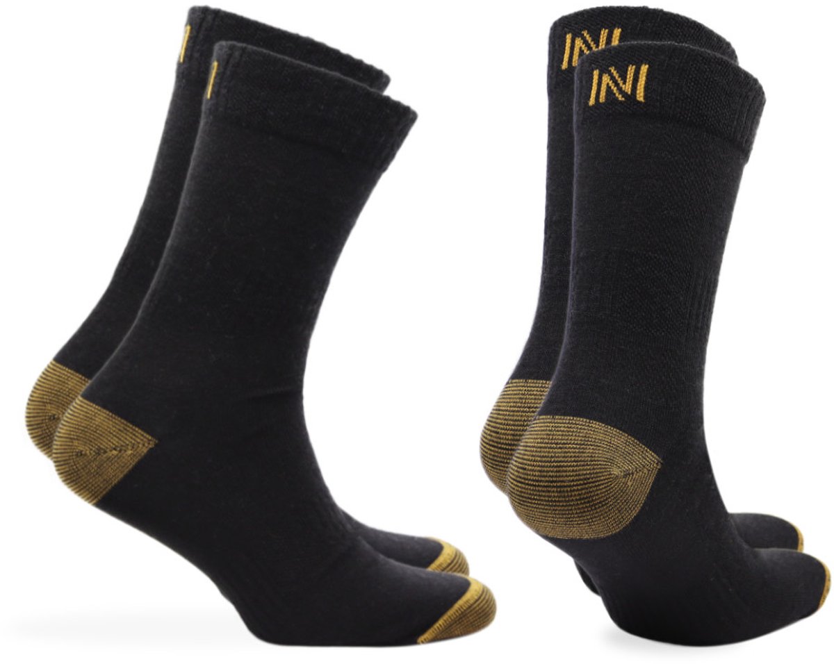 Norfolk Wandelsokken 2 Paar Resistex® Koper & Merino Wol Lichtgewicht Wandelsokken Anti-bacterieel Snel Drogen Outdoorsokken 39-42 – Sheldon Copper Zwart