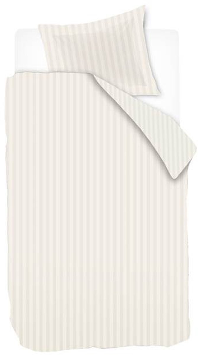 Ivorlyn Kent Dekbedovertrek - Eenpersoons - 140x200/220 cm - Ivory