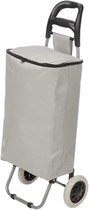 Bol.com Kinvara - Boodschappen Trolley met koelvak - 32L - Grijs aanbieding