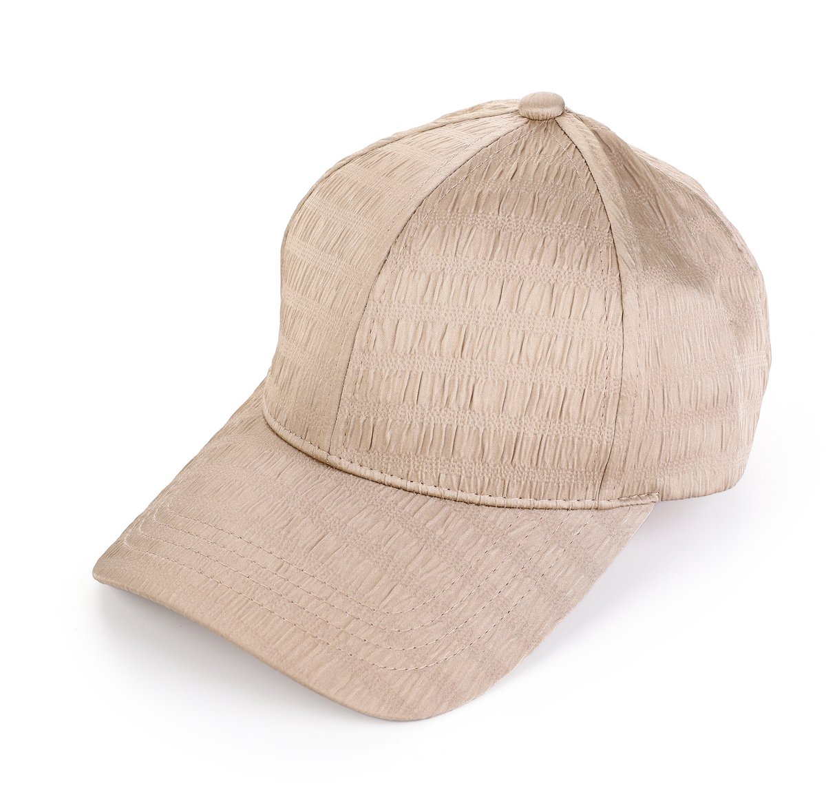 Damesmode - Haarmode - Hoofddeksel - Pet - Glow - One Size - Verstelbaar - Khaki