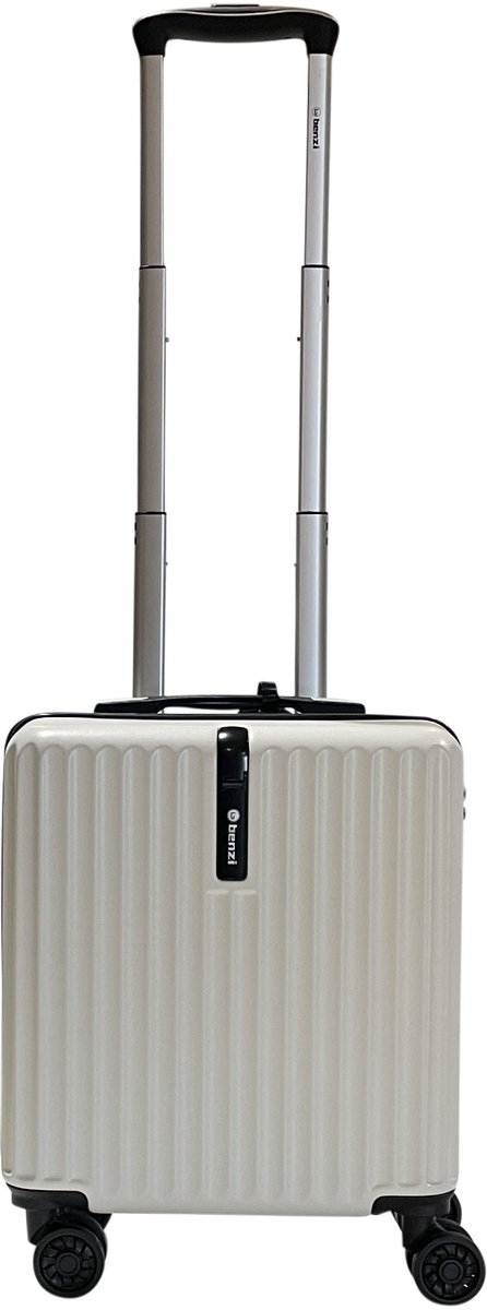 Benzi Javi Handbagage Business Trolley 45x35x20 cm - 30 liter - Wit