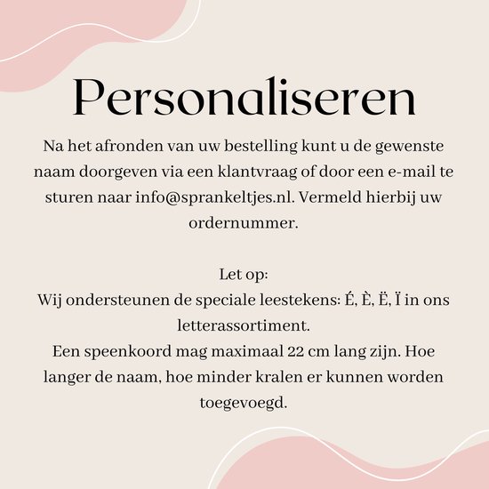 Speenkoord Dino met eigen naam Groen - Kraamcadeau - Speenketting - Babycadeau - Babyshower