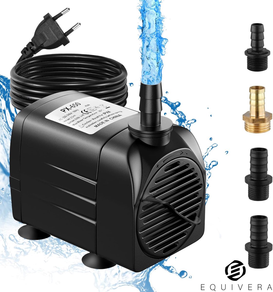 Equivera Dompelpomp - Dompelpomp Vuil Water - Vlakzuigpomp - Dompelpomp Vlakzuigpomp