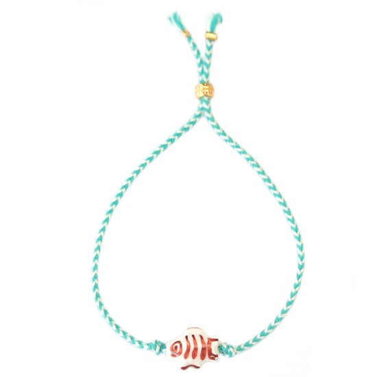 Bracelet poisson tropical turquoise