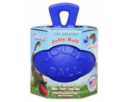 Jolly Pets Jolly Ball Ø 20 cm – Paardenspeelgoed - Paardenbal/ hondenbal met appelgeur -Bijtbestendig - Blauw