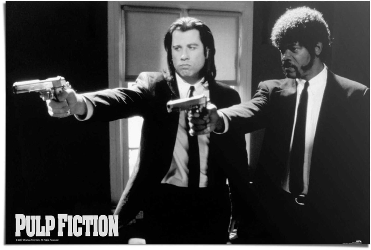 Poster Pulp Fiction - 61 x 91,5 - Papier - REINDERS
