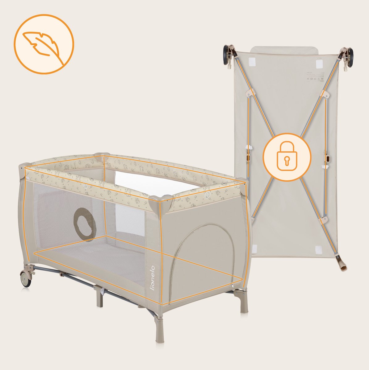 Lionelo Lionelo Sven Plus 2in1 Meegroeibed - afbeelding 3