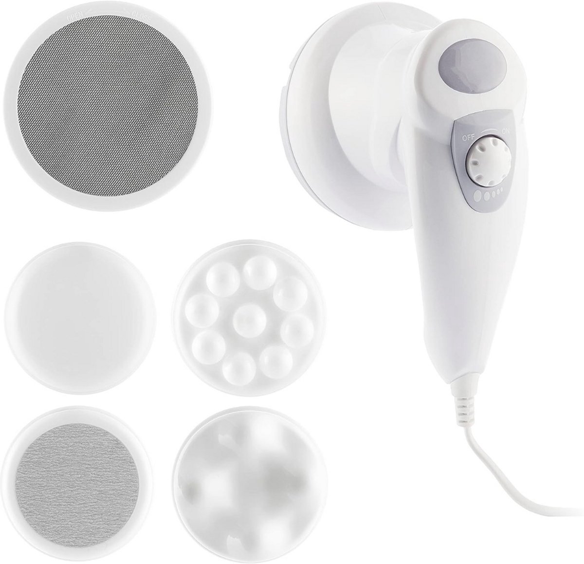 ApexArte® Cellulite Massage Apparaat - Anti Cellulitis Apparaat - Cupping Cups - Wit