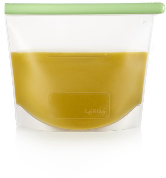 Lékué Vershoudzak Staand 1 L - Herbruikbaar - Green
