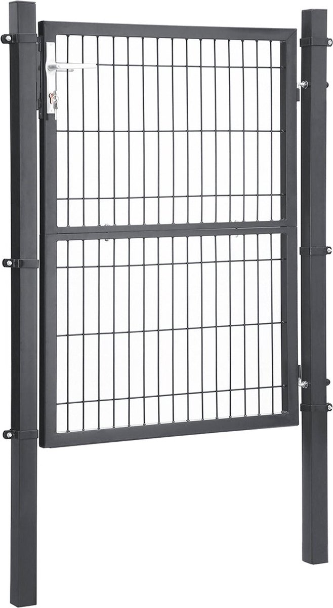 Gegalvaniseerd Stalen Tuinpoort - Beveiligingspoort - Privacypoort - Duurzaam en corrosiebestendig - 106 cm x 175 cm