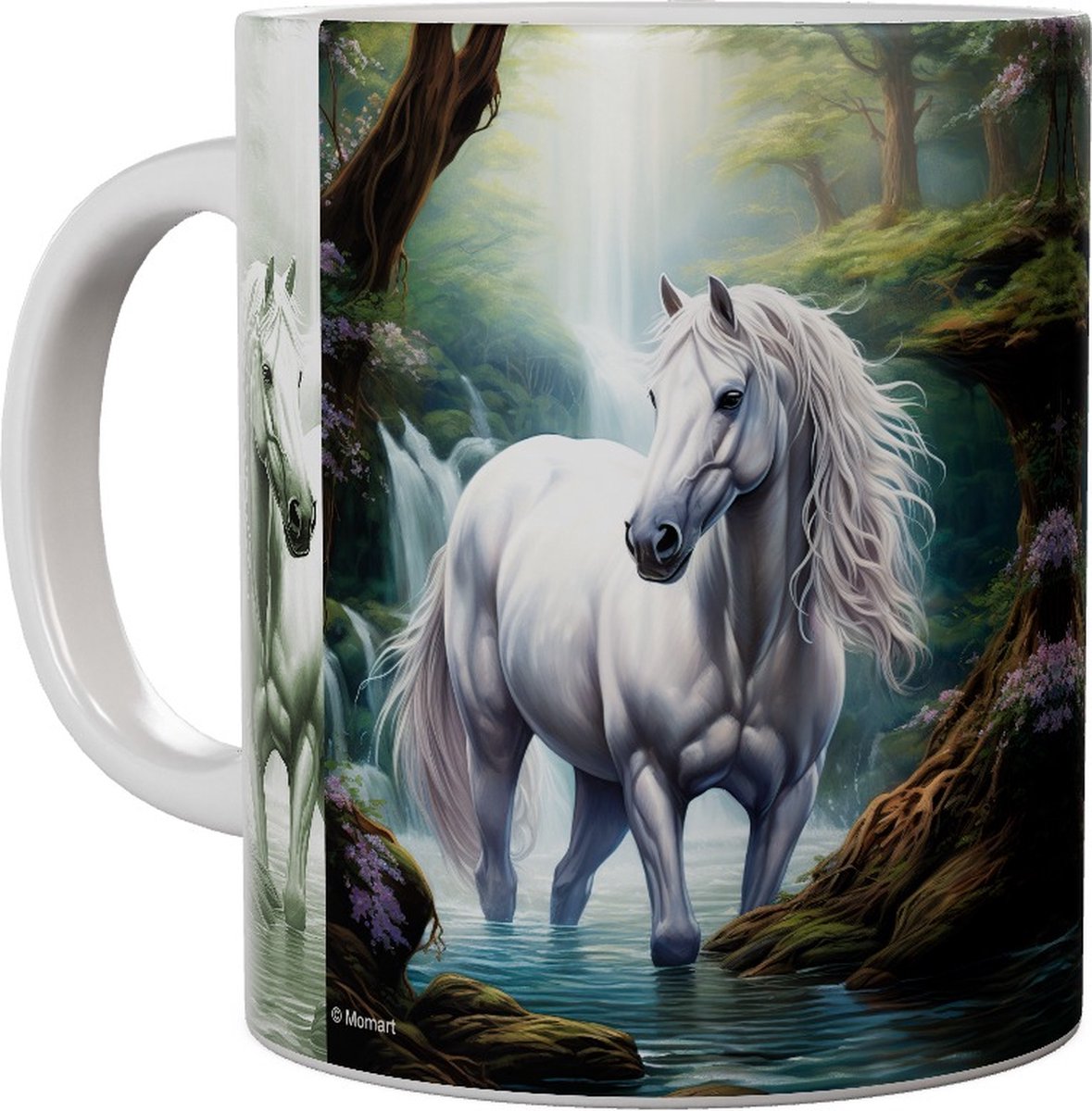 Paard Mystic White Horse - Mok 440ml 440