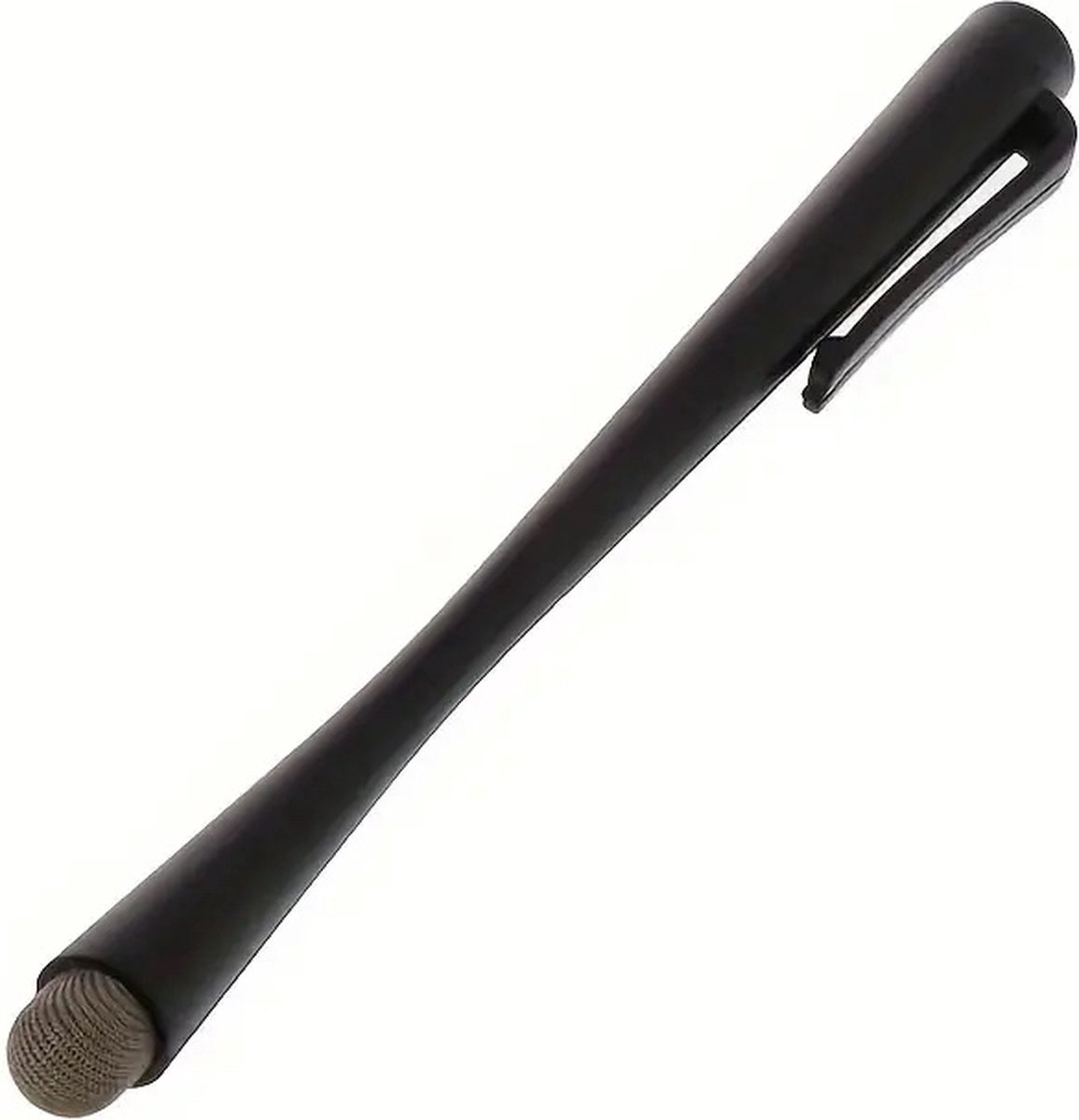 Universele Stylus Pen – Zachte silver fiber cloth Tip – Geschikt voor Smartphone & Tablet – Licht & Comfortabel- kleur zwart - @ Lu’s Today™ – Creative Essentials