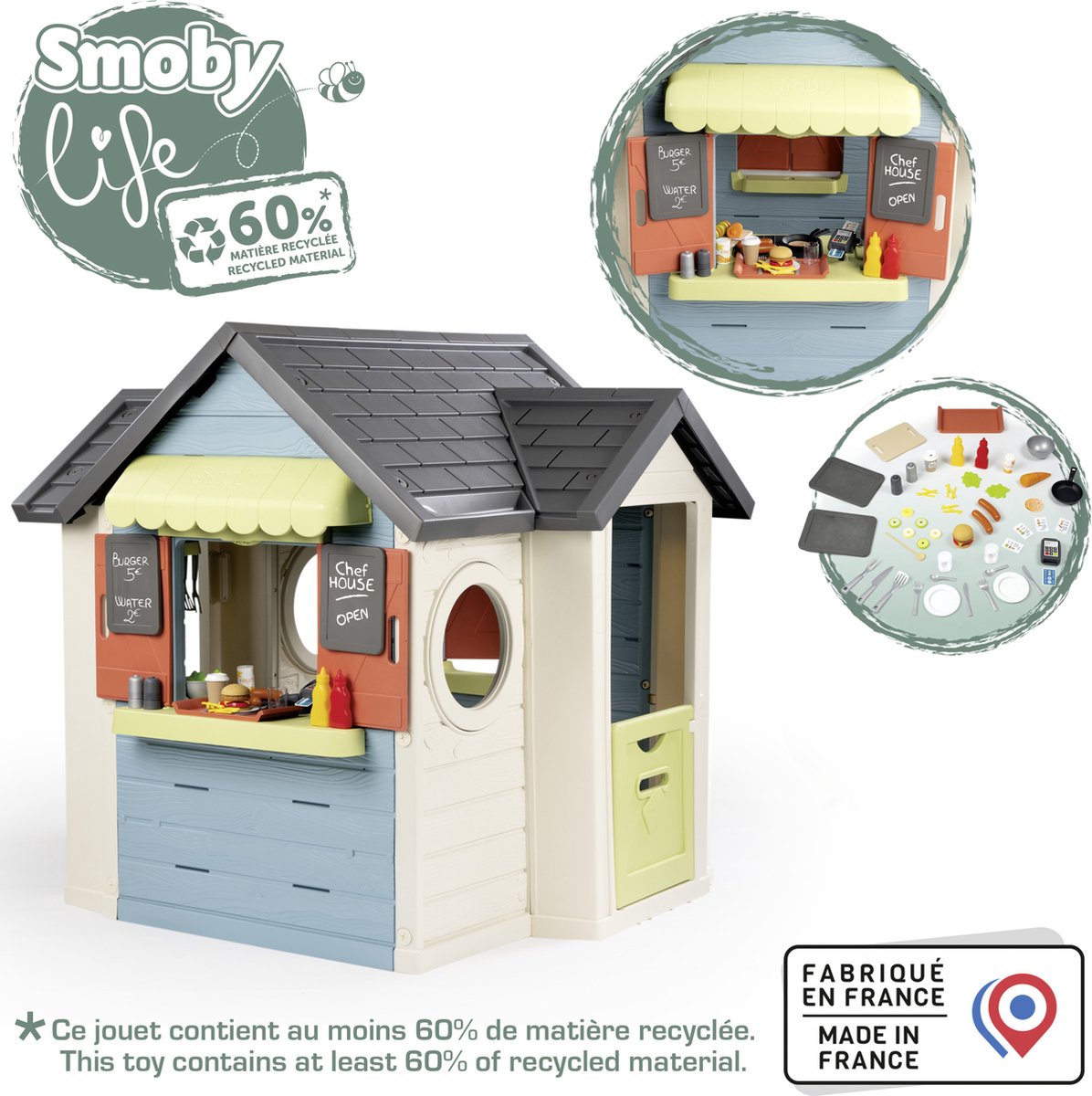 Smoby - Smoby Life - Chef House - Speelhuis - Accessoires - Vanaf 2 jaar — afbeelding 7