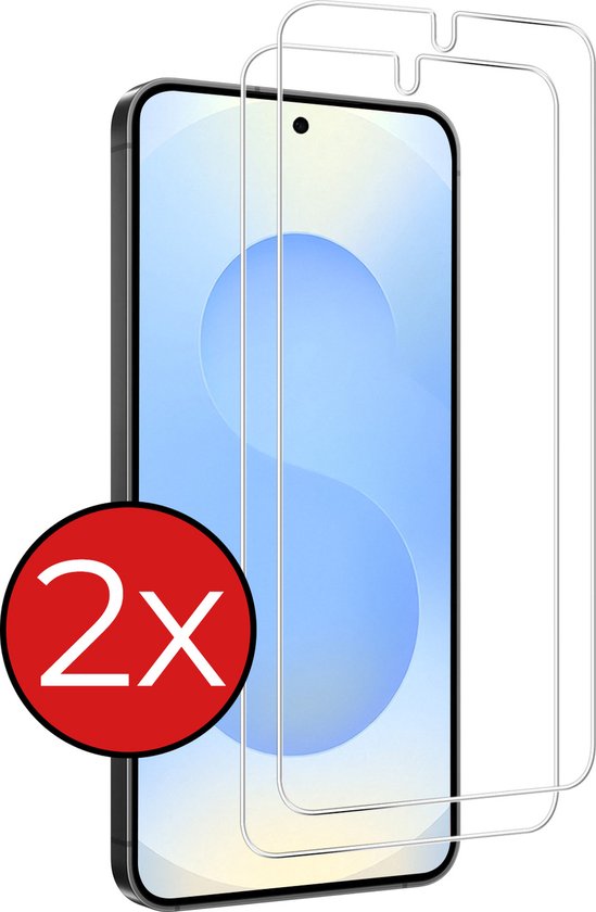 Samsung Galaxy S25 screenprotector 2-pack gehard glas helder krasbestendig ultradun beschermglas