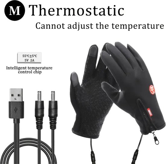 Verwarmde Handschoenen Met 5500 MAh Batterij | Touchscreen & Waterdicht | Voor Skiën, Wandelen & Outdoor Batterij Handschoenen Verwarmde Handschoenen Met 5500 MAh Batterij | Touchscreen & Waterdicht | Voor Skiën, Wandelen & Outdoor Batterij Handschoenen