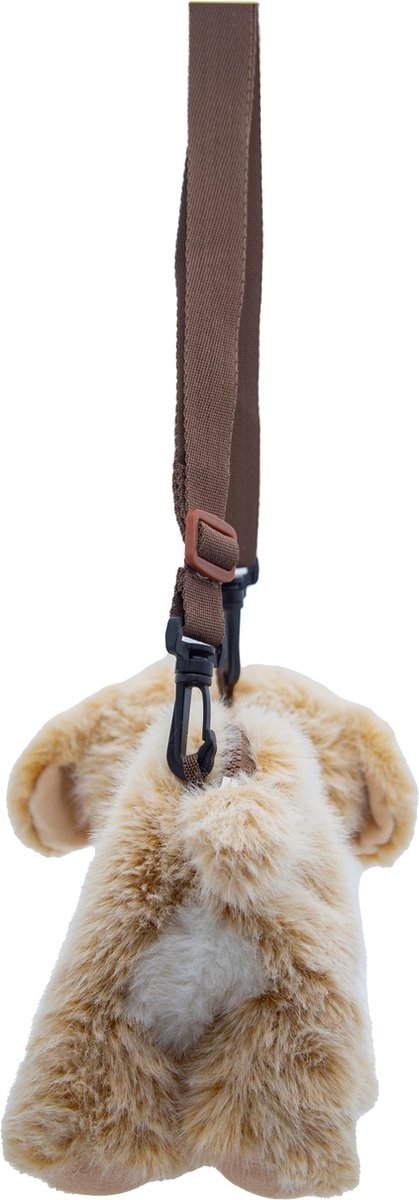 Hond Schoudertas - Schoudertas met Ritssluiting - Crossbody Tas meisjes en jongens - Groot -32cm x 26cm