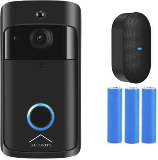 Xecurity X-One Deurbelset - HD WiFi Video Deurbel Draadloos met Camera - All Black van Xecurity — afbeelding 4