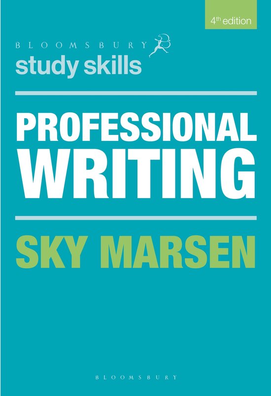 Bloomsbury Study Skills - Professional Writing - cover