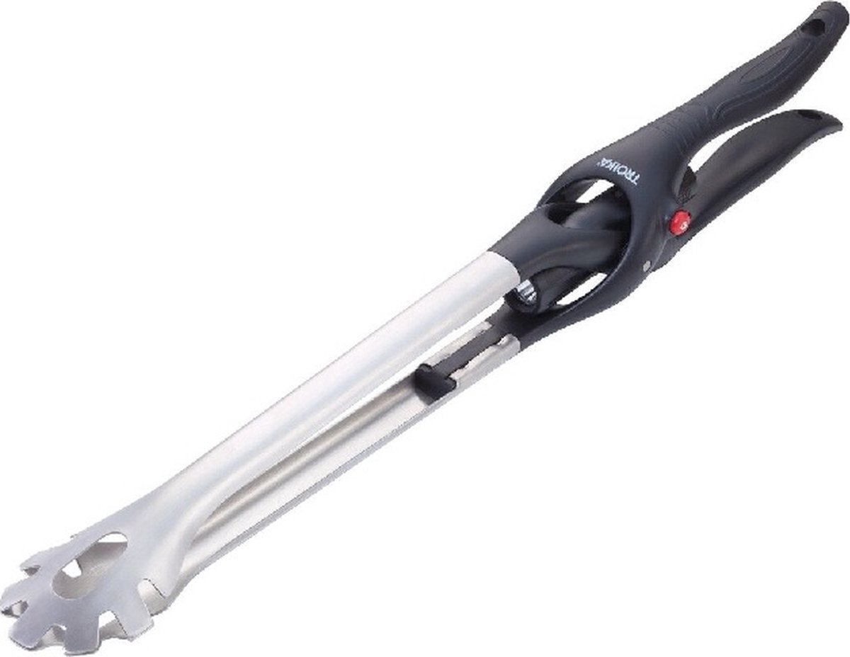 Troika - BBQ Grilltang met LED-lampje - Zwart