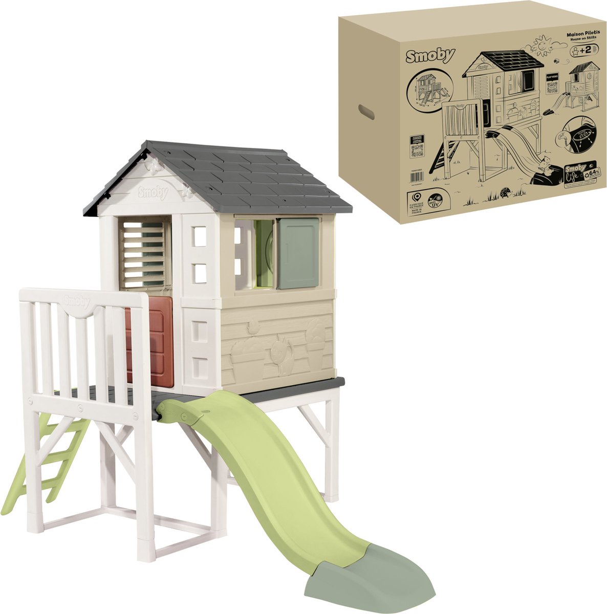 Smoby - Smoby Life - Stilt House - Speelhuis - Paalwoning - Vanaf 2 jaar.