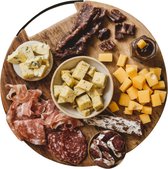 Zuivelhoeve Worst Kaas Scenario Borrelbox Borrelpakket cadeau - 3 unieke kazen, 3 vleeswaren en lekkere dip - Borrelbox voor thuis - Snackpakket - Cadeaupakketten eten & drinken - Altijd vers - Proef & Geniet