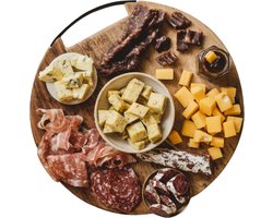 Zuivelhoeve Worst Kaas Scenario Borrelbox Borrelpakket cadeau - 3 unieke kazen, 3 vleeswaren en lekkere dip - Borrelbox voor thuis - Snackpakket - Cadeaupakketten eten & drinken - Altijd vers - Proef & Geniet