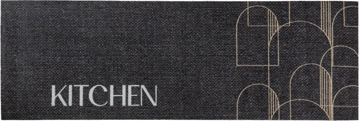 MD Entree - Keukenloper - Vloerkleed - Machinewasbaar - Cook & Wash - Archy Lines - 50 x 150 cm