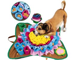 Snuffelmat voor huisdieren, speelmat voor huisdieren, slowfoodmat voor huisdieren, speelgoed voor huisdieren, training voor huisdieren, honden en katten, kleur
