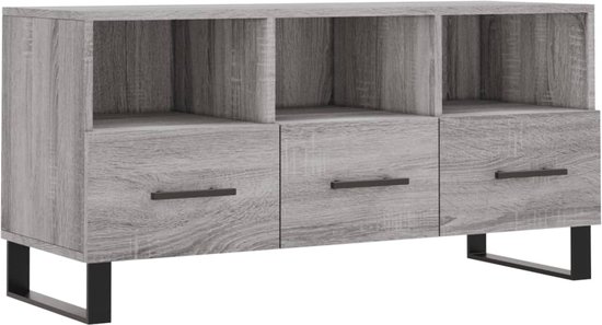 VidaXL Tv-meubel Industriële Stijl - 130x40x40 Cm - Massief Gerecycled Hout En Gepoedercoat Ijzer Kast