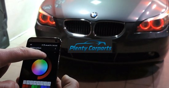 Ensemble de lampes RGB Angel Eyes pour BMW Série 1-3-5 X5 et X6, version LED Color !