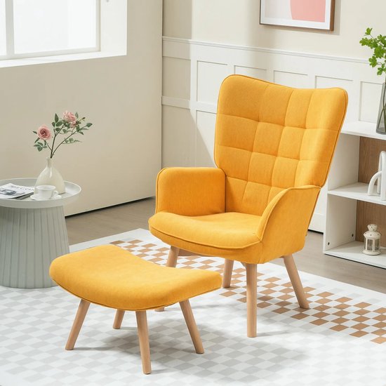 Fauteuil - Fauteuil relax - Fauteuil relax - Chaise - Pour une personne - Oranje