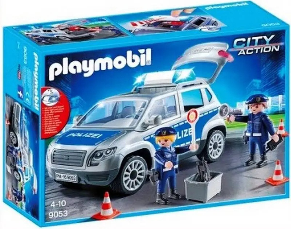 PLAYMOBIL Offroadvoertuig van de politie met licht en geluid  P9053