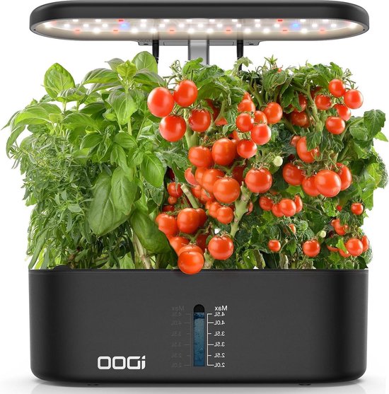Système De Culture Hydroponique Intelligent - 17 Pots - Lampe Spectre Complet LED - Pompe & Écran Digital - Jardin D'intérieur - 11