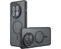 Coverup Hoesje - Geschikt voor OnePlus 13 Hoesje - Coverup Mat Transparante Back Cover met Camera Cover - MagSafe Compatible - Transparant