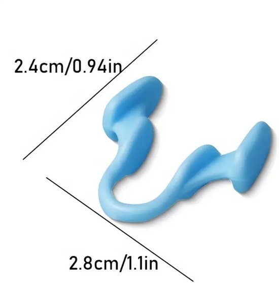 Bovista Anti Snurk - Snore Stopper - Sangle - Attelle de Sangle Enfant - Clip - Appareil - Ronflement - Blauw