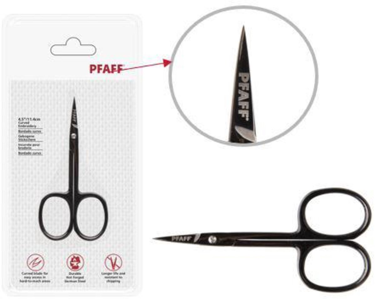 Pfaff borduurschaar gebogen-curved