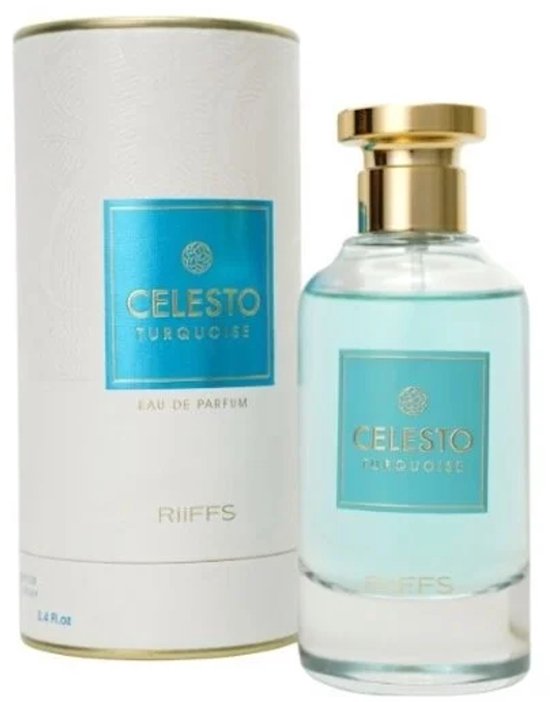 Riiffs Celesto Turquoise - Eau de parfum voor heren met ceder en gember - 100 ml