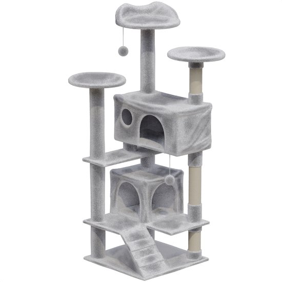 Avalo Krabpaal Voor Katten Met 7 Niveaus - 137x49x49 CM
