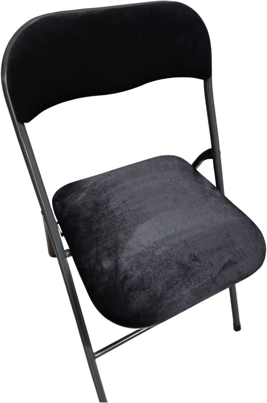 Chaise - Pliable - Zwart