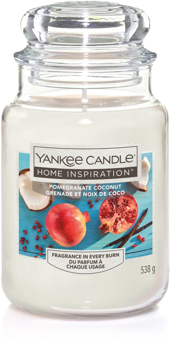 Yankee Candle Home Inspiration Pomegranate Coconut Large Jar Wit