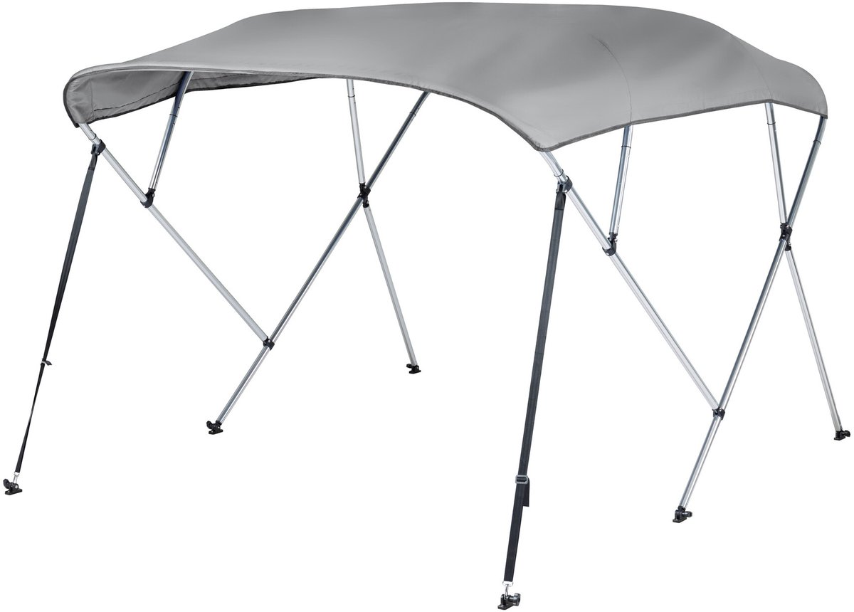 NALUX Biminitop 4 bogen - Hoogte 137 cm -Breedte 200-213 cm
