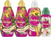 Bol.com Robijn Perfect Match Mixed Wasmiddel Pakket - Tropical - met wasmiddel wasverzachter en wasparfum - 4 stuks - Voordeelve... aanbieding