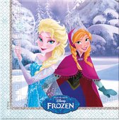 20 serviettes en papier Frozen ™ - Article de décoration de fête