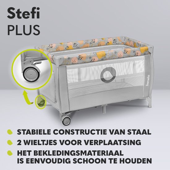 Lionelo Stefi Opvouwbaar reisbedje met matras PO2020/465 - Vergelijk