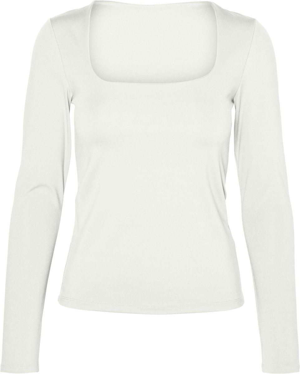 VERO MODA - VMMILLION LS SQUARE TOP 2-WAY JRS - Dames - Blouses