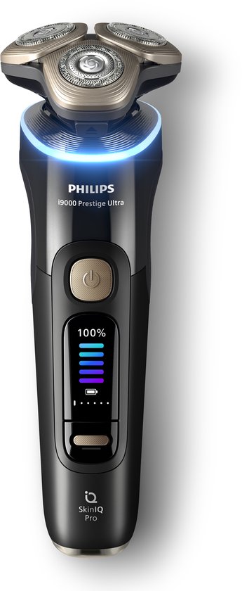 Philips Shaver i9000 Prestige Ultra Elektrisch Scheerapparaat Voor Mannen - Met Quick Clean Pod & Precisietrimmer - Zwart - XP9400/31