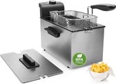 Bol.com Royalty Line® EFT2000 Friteuse 3 Liter - Frituurpan - 2000W - Koude Zone - 2 tot 4 Personen - Koude Zone - Traploos Inst... aanbieding