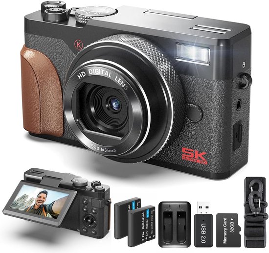 KN - Digitale Camera 4K & 56MP - Compact Camera