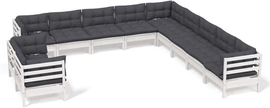 Bedframe met hoofdeinde Bruin 220 x 90 cm Massief grenenhout